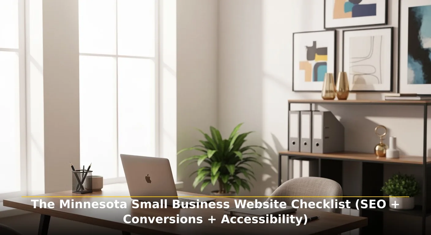 Main image_The Minnesota Small Business Website Checklist (SEO + Conversions + Accessibility)