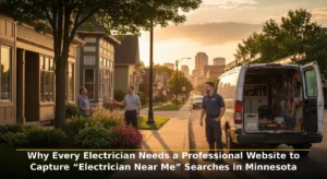 Why Every Electrician Needs a Professional Website to Capture “Electrician Near Me” Searches in Minnesota