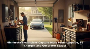 Minnesota Electricians Capture More Panel Upgrade, EV Charger, and Generator Leads!